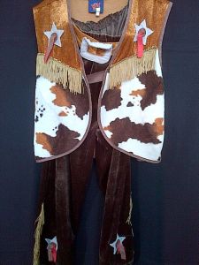 Kids Costumes to Hire - Brown Cowboy Sheriff Outfit